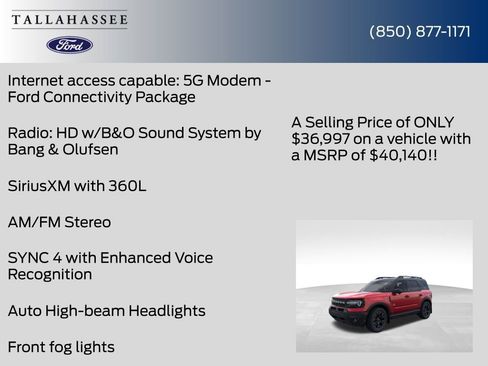 New 2026 Ford Bronco Sport Outer Banks AWD/4WD image 23