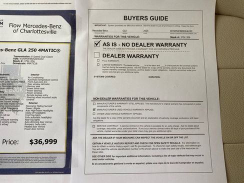 Used 2025 Mercedes-Benz GLA 250 4MATIC image 33