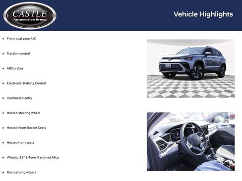 New 2025 Volkswagen Taos SE image 3