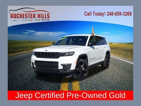 Certified 2024 Jeep Grand Cherokee L Limited w/ Black Appearance Package AWD/4WD image 1