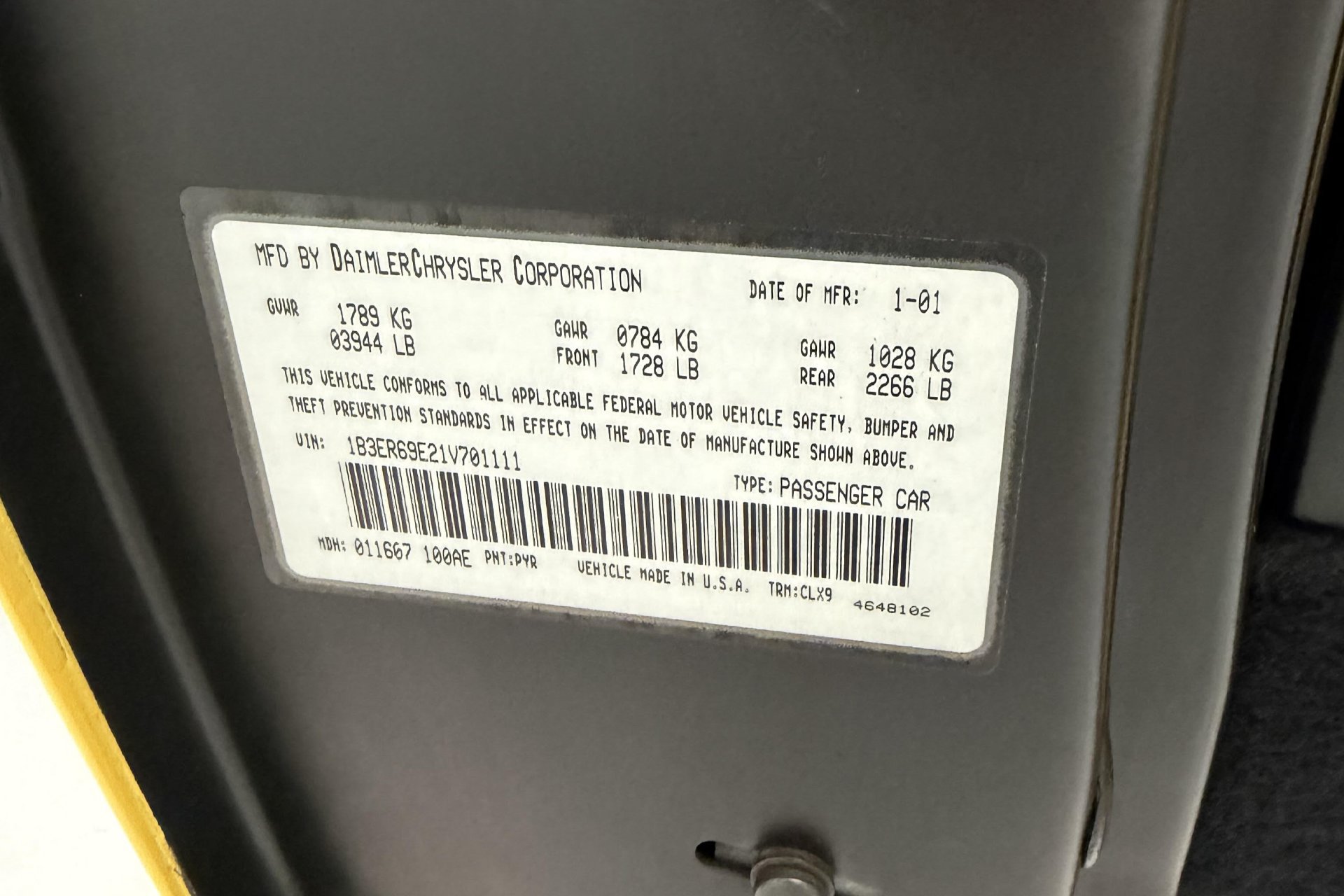 Used 2001 Dodge Viper GTS RWD image 20
