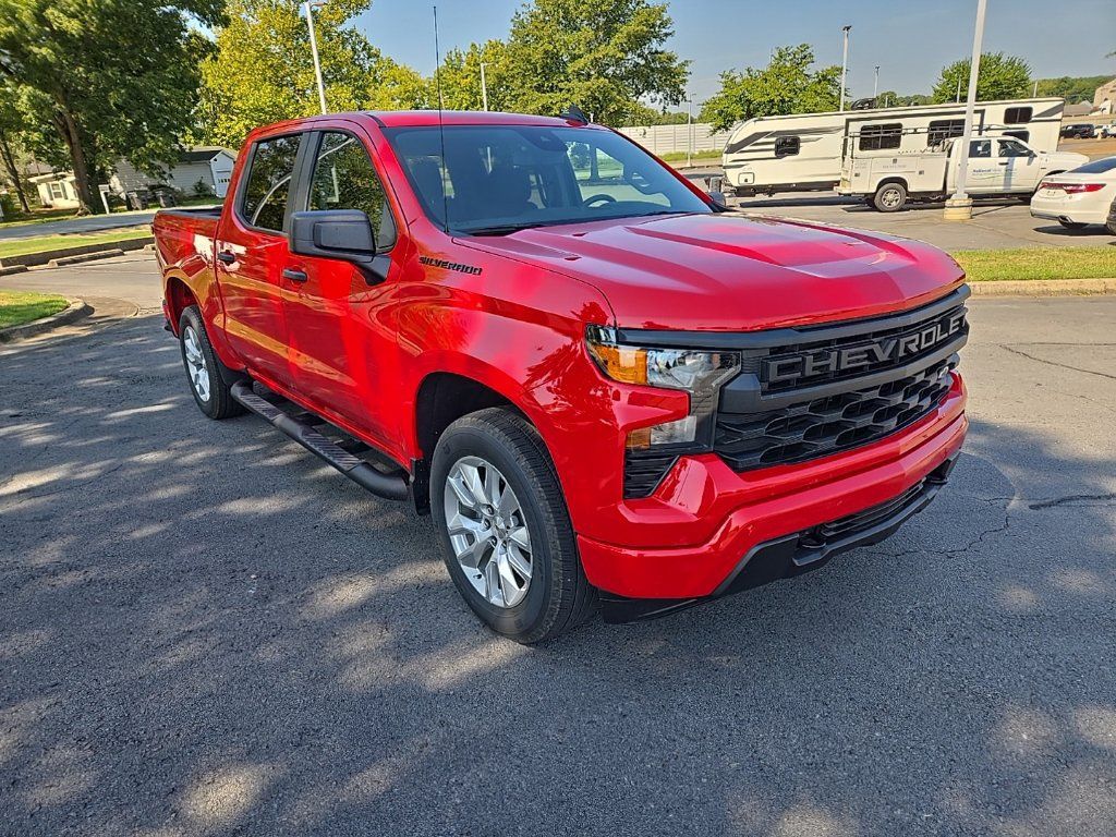 Used 2023 Chevrolet Silverado 1500 Custom w/ LPO, Dark Essentials Package RWD image 2