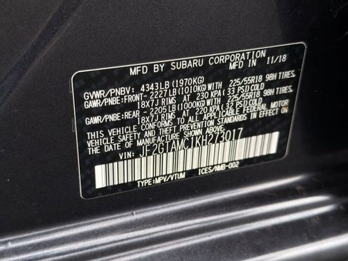 Used 2019 Subaru Crosstrek 2.0i Limited AWD/4WD image 36