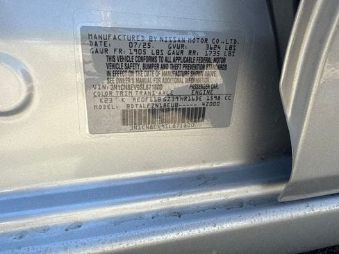 Used 2025 Nissan Versa SV w/ Trunk Package FWD image 35