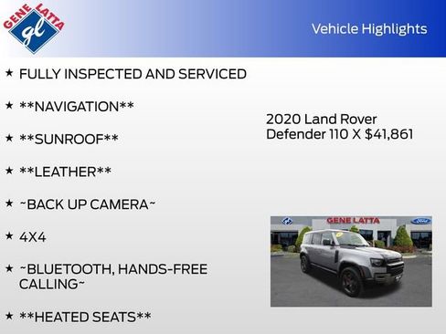 Used 2020 Land Rover Defender 110 X image 32