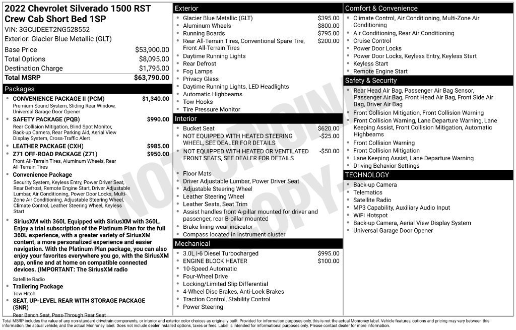 Used 2022 Chevrolet Silverado 1500 RST w/ Convenience Package II AWD/4WD image 29