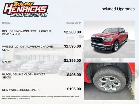 Used 2019 RAM 1500 Big Horn AWD/4WD image 8