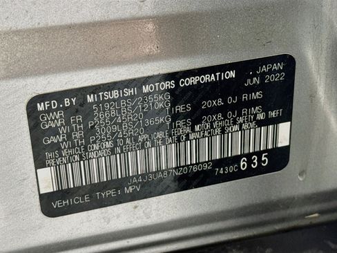 Used 2022 Mitsubishi Outlander SEL Black Edition FWD image 32