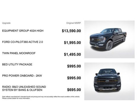 Used 2022 Ford F150 Tremor w/ Equipment Group 402A High AWD/4WD image 3