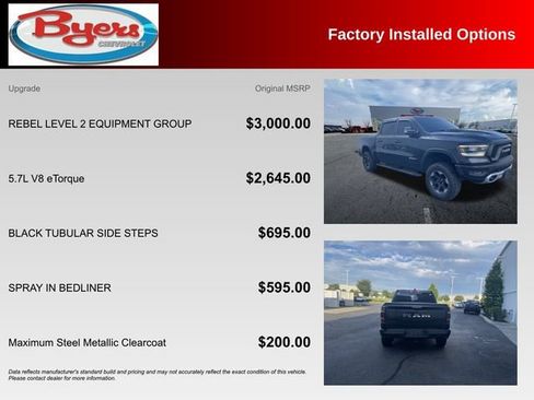 Used 2019 RAM 1500 Rebel w/ Rebel Level 2 Equipment Group AWD/4WD image 10