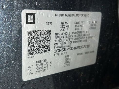 Used 2021 Chevrolet Tahoe Z71 w/ Luxury Package image 35