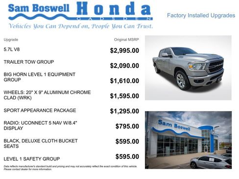 Used 2022 RAM 1500 Big Horn w/ Trailer Tow Group AWD/4WD image 5