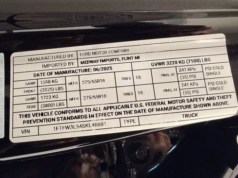 Used 2025 Ford F150 XLT w/ Equipment Group 301A Standard AWD/4WD image 53