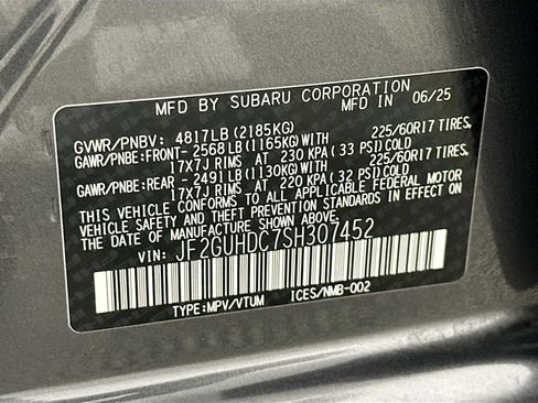 Certified 2025 Subaru Crosstrek 2.0i Premium AWD/4WD image 29