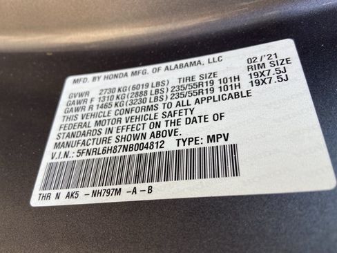 Used 2022 Honda Odyssey Touring image 33