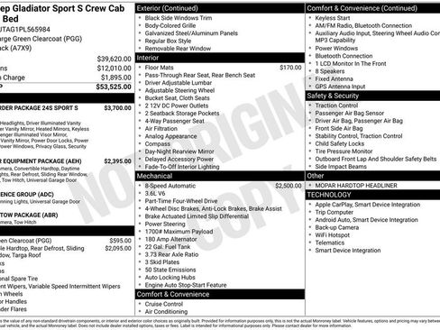 Used 2023 Jeep Gladiator Sport image 2