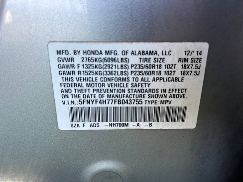 Used 2015 Honda Pilot EX-L image 15
