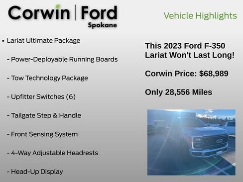 Used 2023 Ford F350 Lariat w/ Lariat Ultimate Package image 12