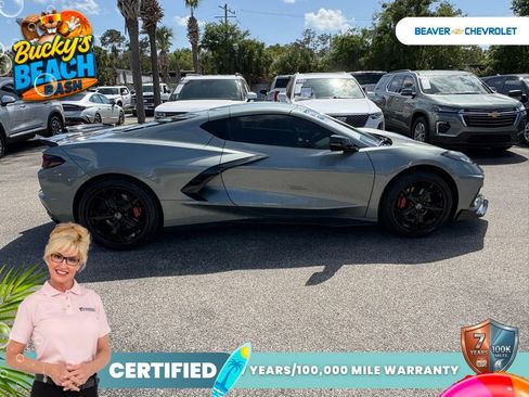 Used 2023 Chevrolet Corvette Stingray Premium Cpe w/ Engine Appearance Package RWD image 8