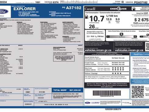 Used 2023 Ford Explorer XLT AWD/4WD image 11