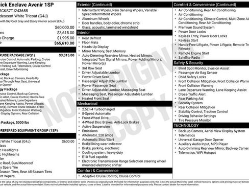 New 2026 Buick Enclave Avenir w/ Super Cruise Package image 49