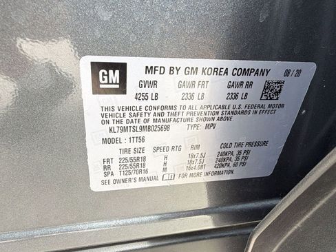 Used 2021 Chevrolet TrailBlazer RS w/ Sun and Liftgate Package image 19