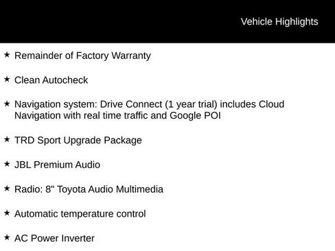 Used 2025 Toyota Tacoma TRD Sport w/ TRD Sport Upgrade Package AWD/4WD image 4
