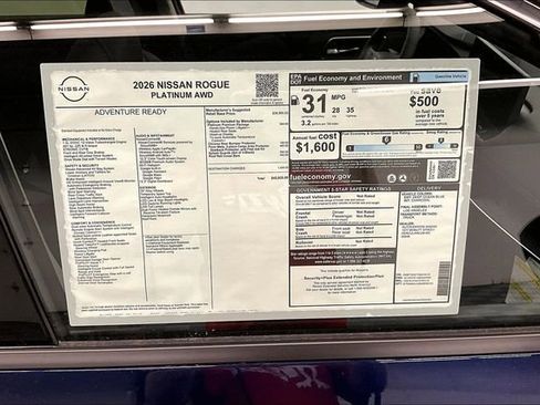 New 2026 Nissan Rogue Platinum w/ Platinum Premium Package image 39
