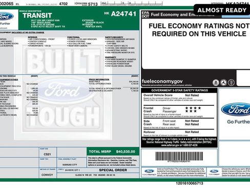 Used 2017 Ford Transit 250 148 Medium Roof RWD image 4