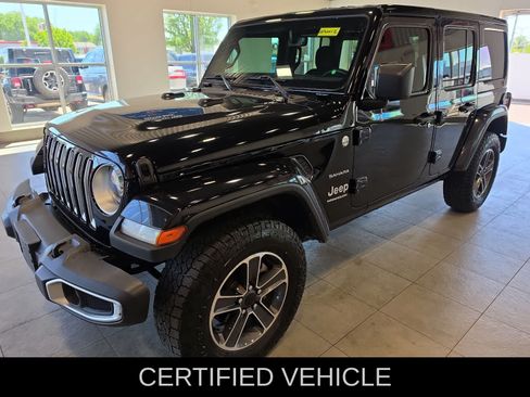 Used 2023 Jeep Wrangler Unlimited Sahara AWD/4WD image 1