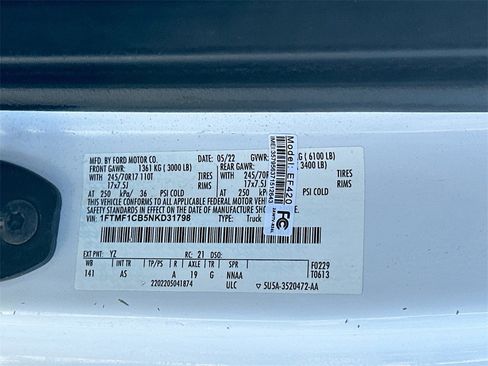 Certified 2022 Ford F150 XL w/ Equipment Group 101A High image 25