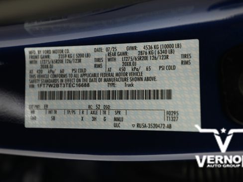 New 2026 Ford F250 Lariat w/ Black Appearance Package image 48