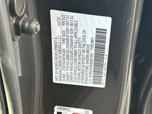 Used 2025 Honda Odyssey EX-L image 36