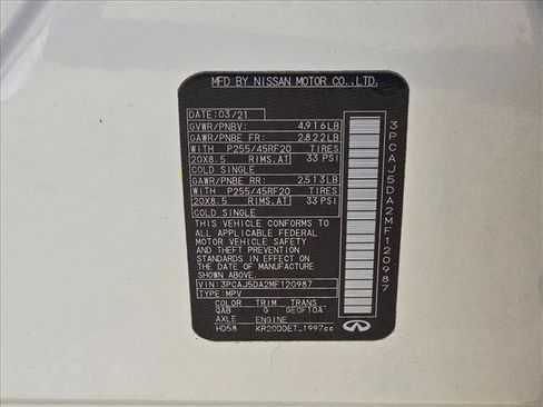 Used 2021 INFINITI QX50 Autograph FWD image 25