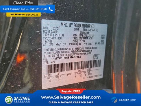 Used 2025 Ford Mustang Mach-E Select w/ Comfort Package Lite image 17