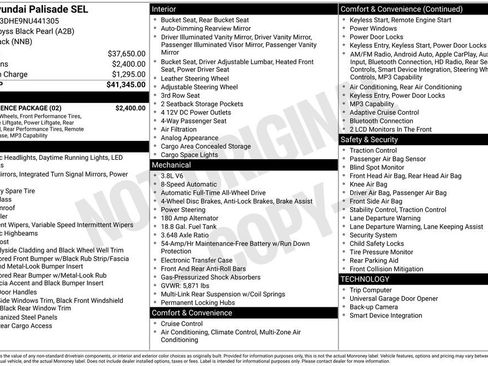 Used 2022 Hyundai Palisade SEL w/ Convenience Package image 33