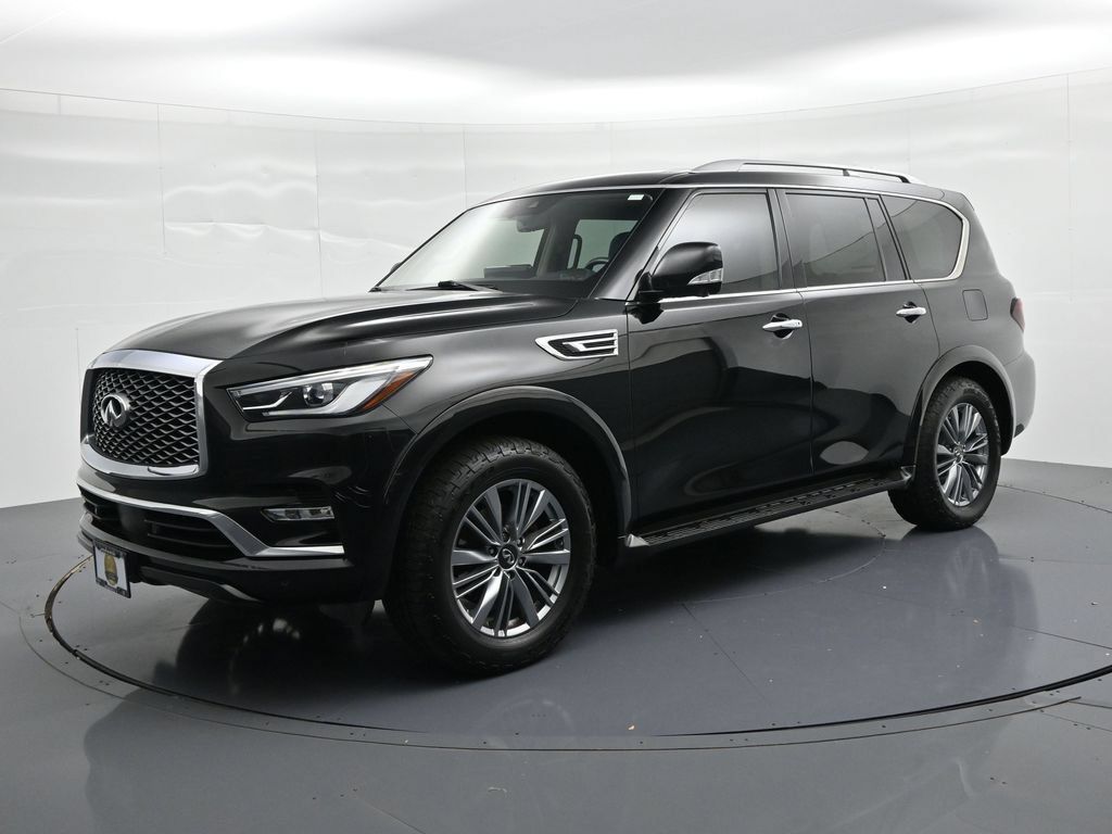 Used 2022 INFINITI QX80 Luxe w/ Cargo Package RWD image 1