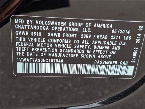 Used 2014 Volkswagen Passat 1.8T Wolfsburg Edition FWD image 21