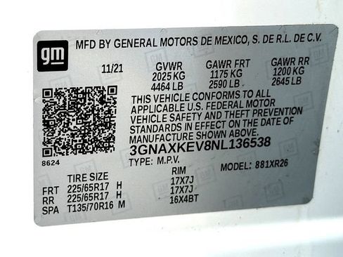 Used 2022 Chevrolet Equinox LT FWD image 32