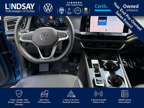 Certified 2024 Volkswagen Atlas Cross Sport SEL image 11