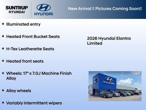 New 2026 Hyundai Elantra Limited FWD image 3