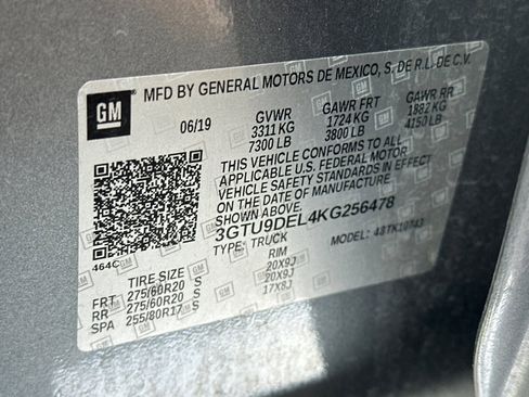 Used 2019 GMC Sierra 1500 SLT w/ SLT Premium Plus Package image 57