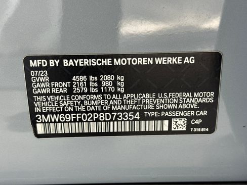 Certified 2023 BMW 330i Sedan w/ M Sport Package RWD image 27