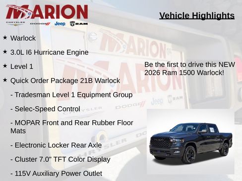 New 2026 RAM 1500 Warlock AWD/4WD image 5