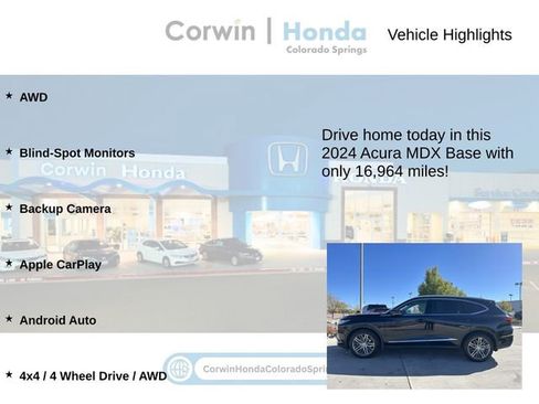 Used 2024 Acura MDX Advance image 6