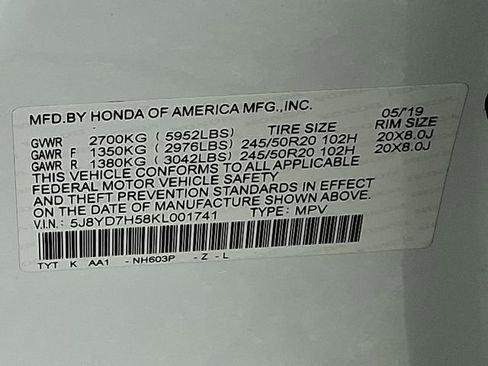 Used 2019 Acura MDX Sport Hybrid w/ Technology Pkg image 30