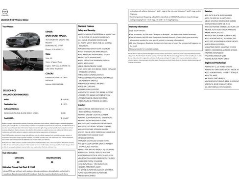 Used 2022 MAZDA CX-9 Carbon Edition AWD/4WD image 3