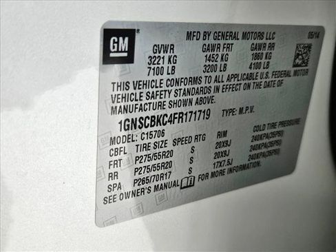 Used 2015 Chevrolet Tahoe LT RWD image 22