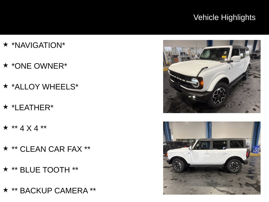 Used 2023 Ford Bronco Outer Banks AWD/4WD image 4