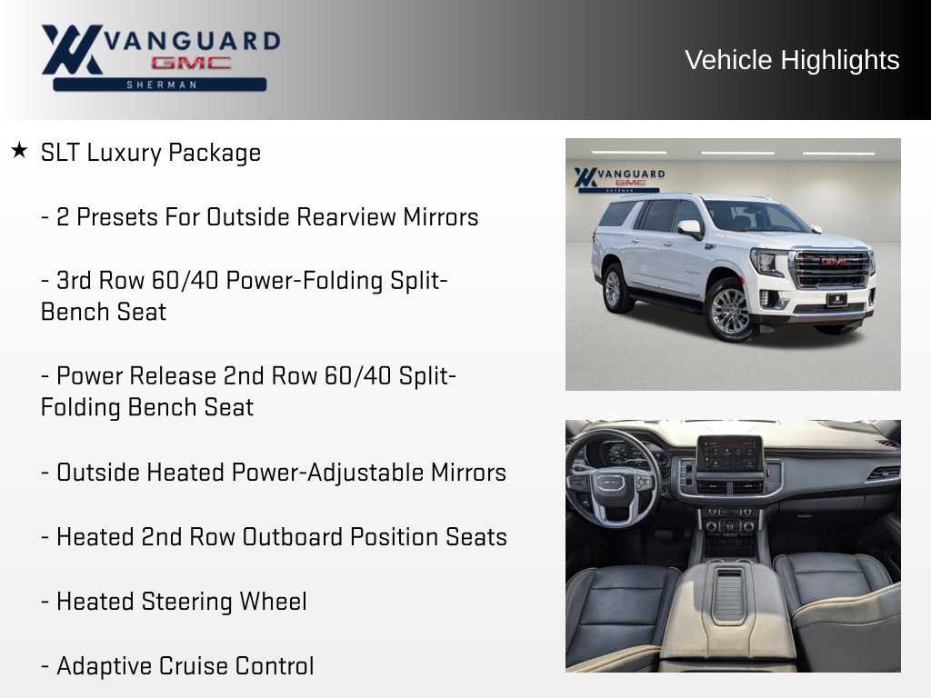 Used 2023 GMC Yukon XL SLT w/ SLT Luxury Package AWD/4WD image 16